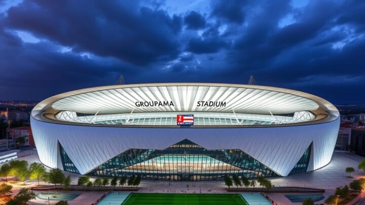 Groupama Stadium Lyon: Fußballstadion in Frankreich