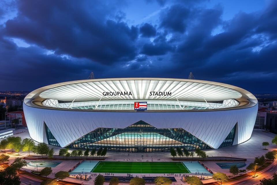 Groupama Stadium Lyon: Fußballstadion in Frankreich
