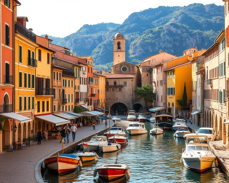 Altstadt Villefranche-sur-Mer historische Gebäude