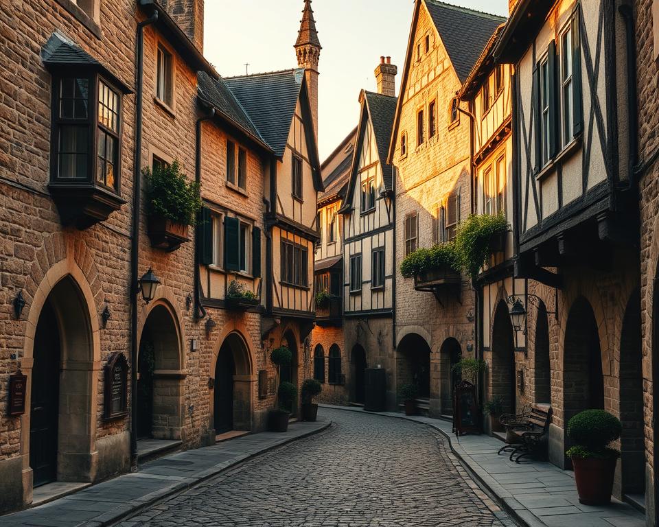 Architektur Sarlat mittelalterliche Gebäude