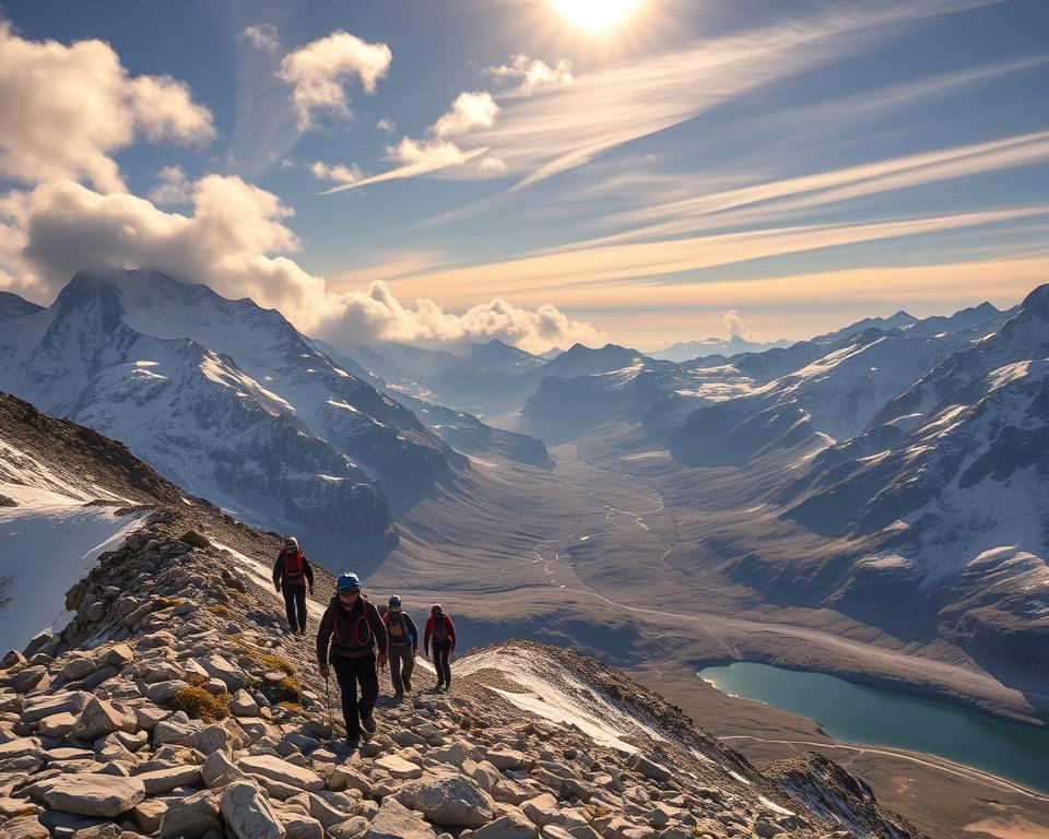 Bergsteigen in Frankreich Alpen Bergsteigen in Frankreich Alpen