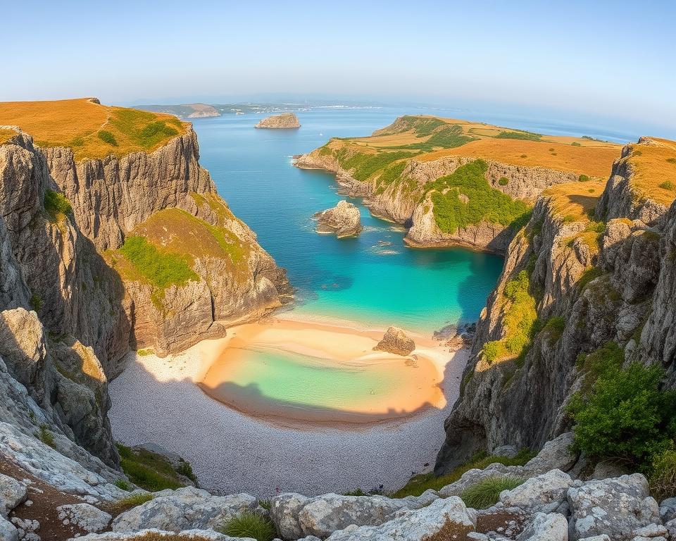 Bretonische Buchten Landschaft