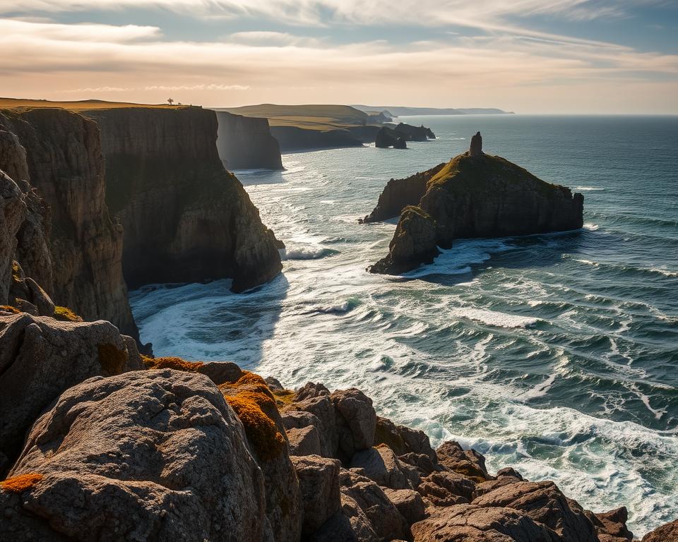 Bretonische Küste Landschaftsformen