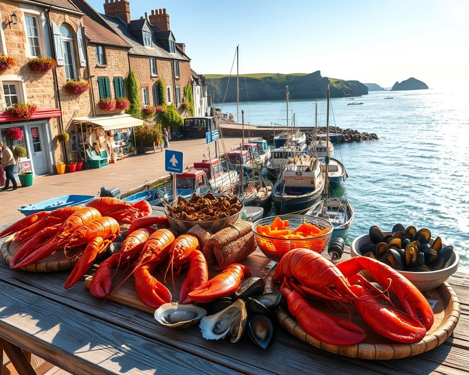 Bretonische Meeresfrüchte Spezialitäten Bretonische Meeresfrüchte Spezialitäten