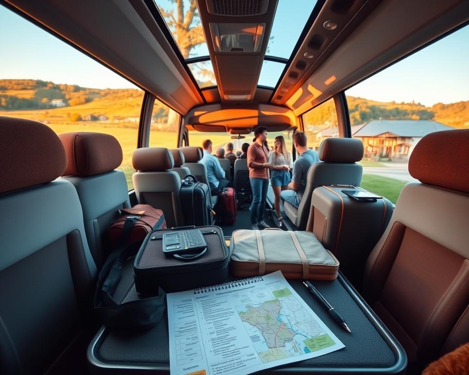 Busreise Vorbereitung Frankreich