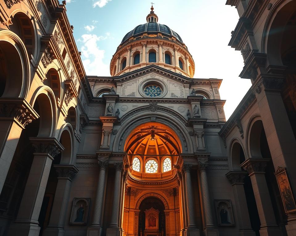 Byzantinisch-romanische Kathedrale Architektur Byzantinisch-romanische Kathedrale Architektur