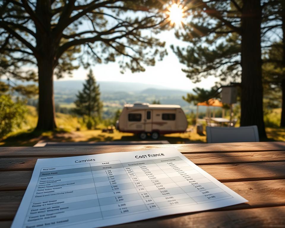 Campingkosten Frankreich Übersicht