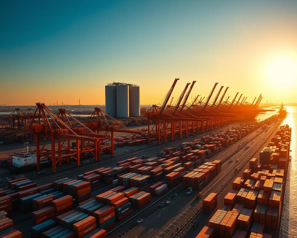 Hafen Le Havre Containerhafen Hafen Le Havre Containerhafen