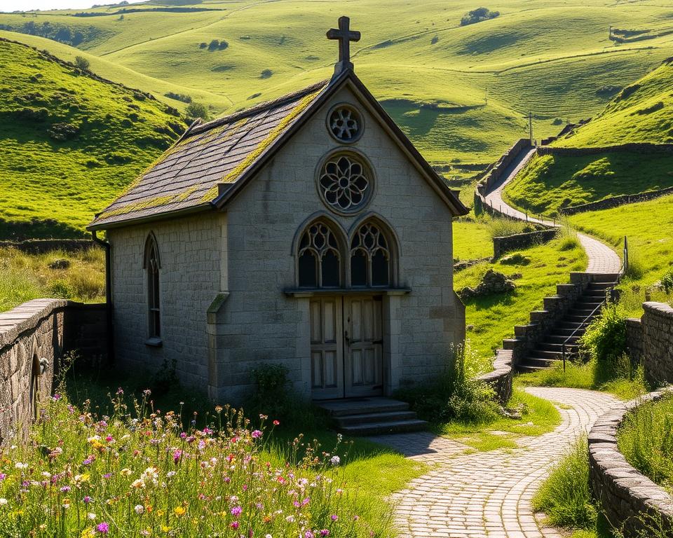 Historische Kapelle in der Bretagne Historische Kapelle in der Bretagne