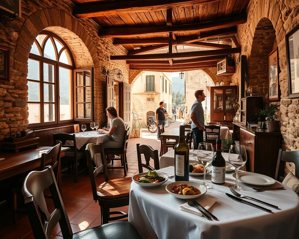 Korsische Küche in traditionellen Osterien Korsische Küche in traditionellen Osterien