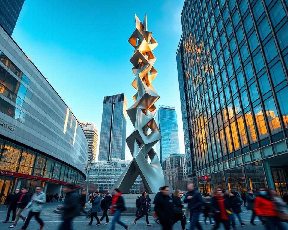 Kunst La Defence Kulturinstallation