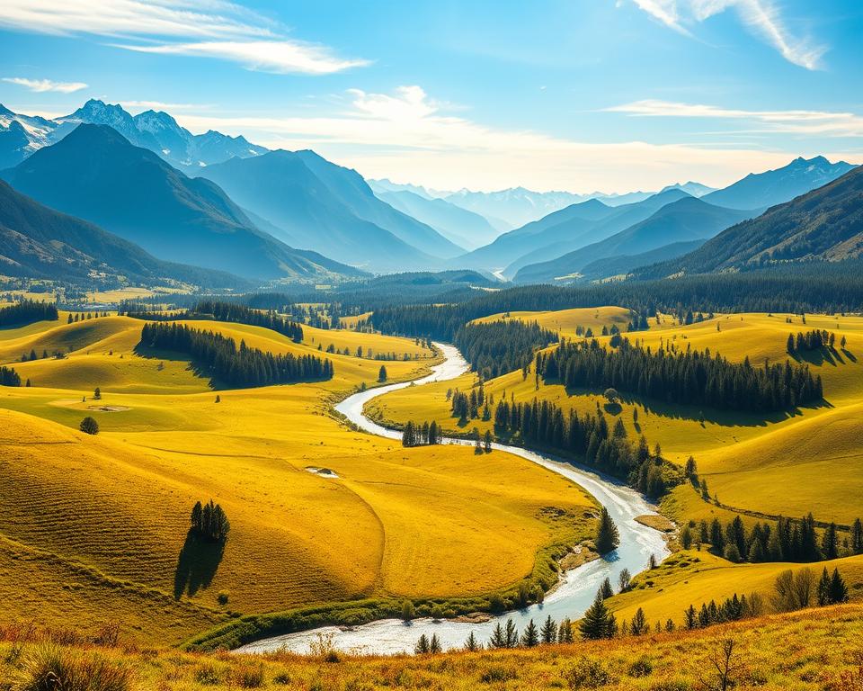 Landschaften der Midi Pyrenees Landschaften der Midi Pyrenees