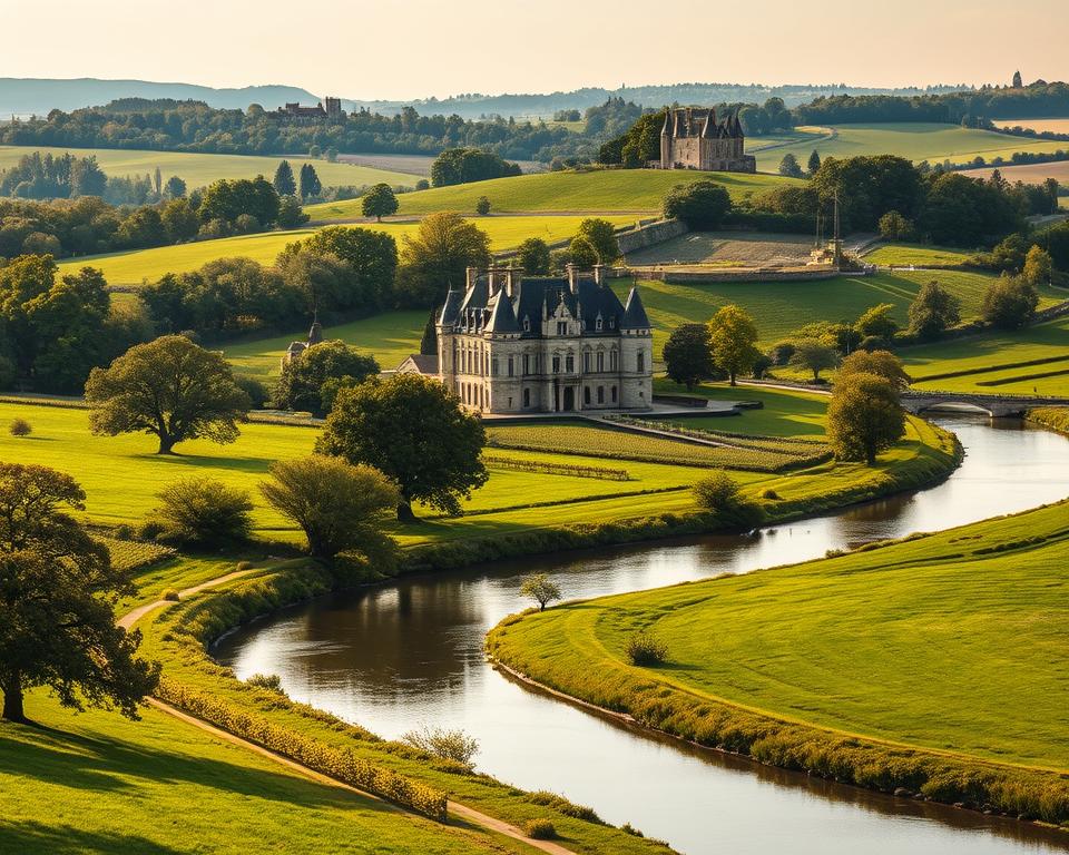 Loire-Region Schlösser Landschaft