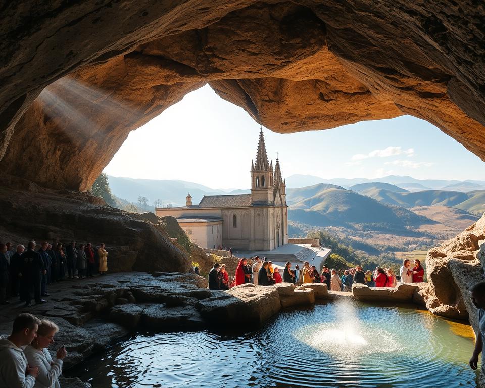 Lourdes Grotten Wallfahrtsort