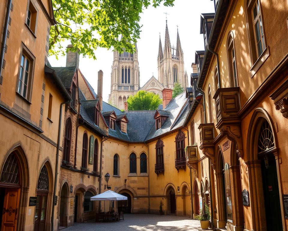 Mittelalterliche Architektur in Sarlat-la-Canéda