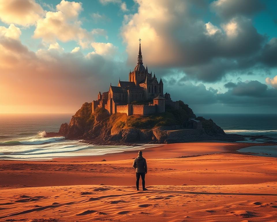 Mont Saint-Michel Klosterinsel Normandie