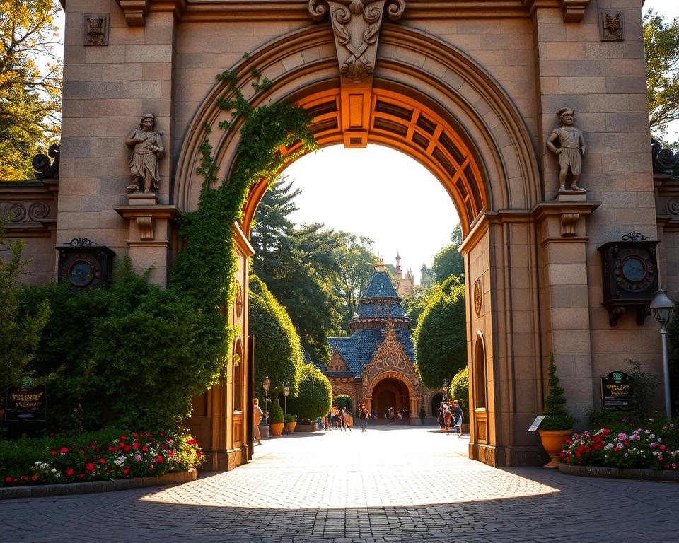 Parc Astérix Eingang
