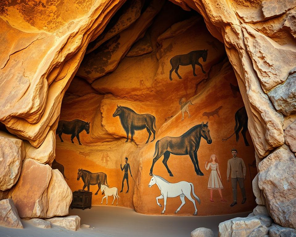 Prähistorische Höhlenmalereien im Perigord