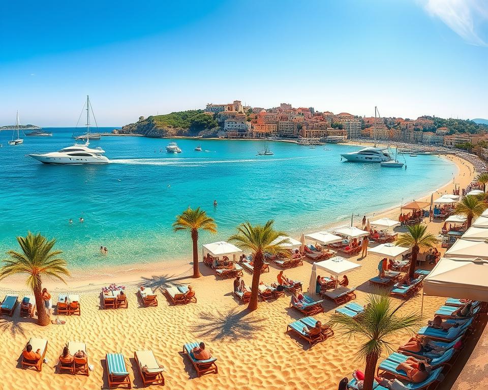 Saint-Tropez Strand Panorama