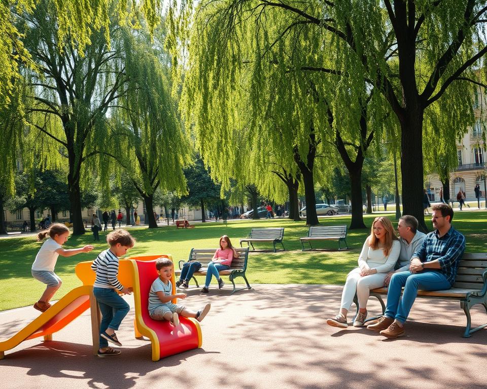 Spielplätze Paris Familienausflug