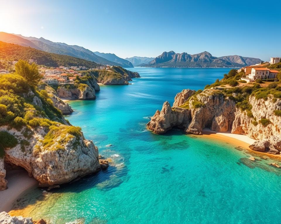 Strände Südfrankreich Küstenlandschaft Strände Südfrankreich Küstenlandschaft