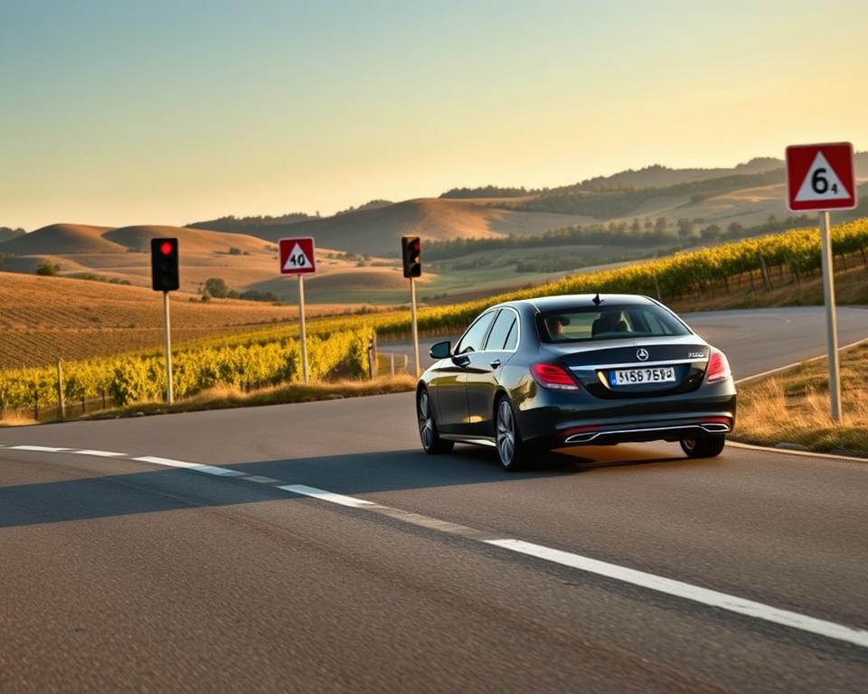 Verkehrsregeln Frankreich Autofahren