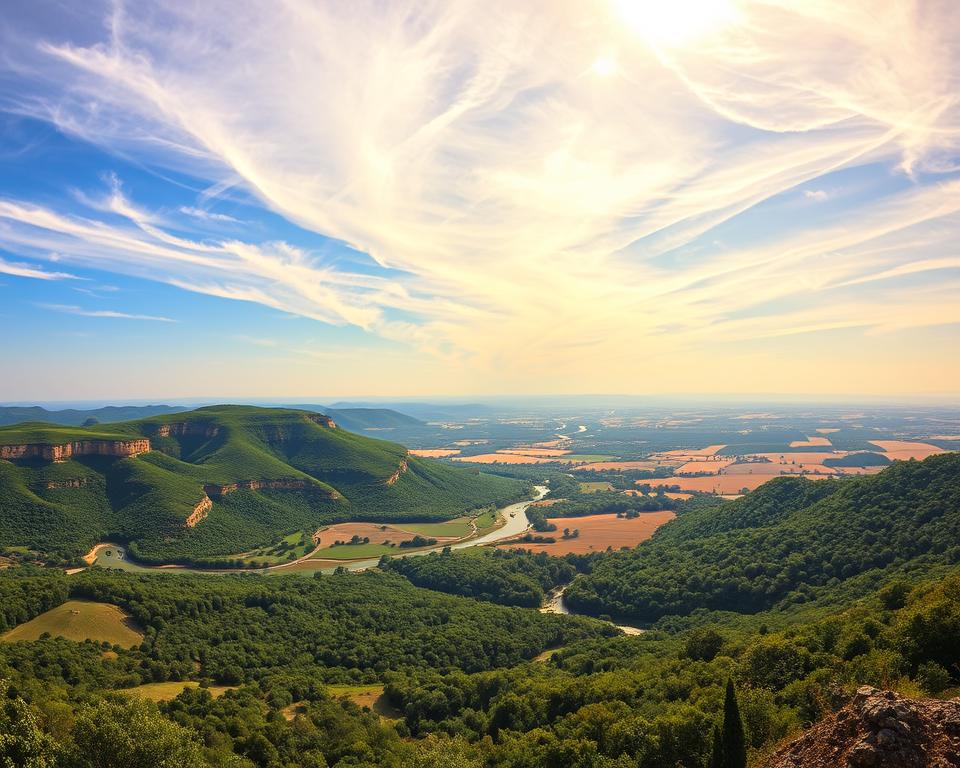 Vier Regionen des Périgord