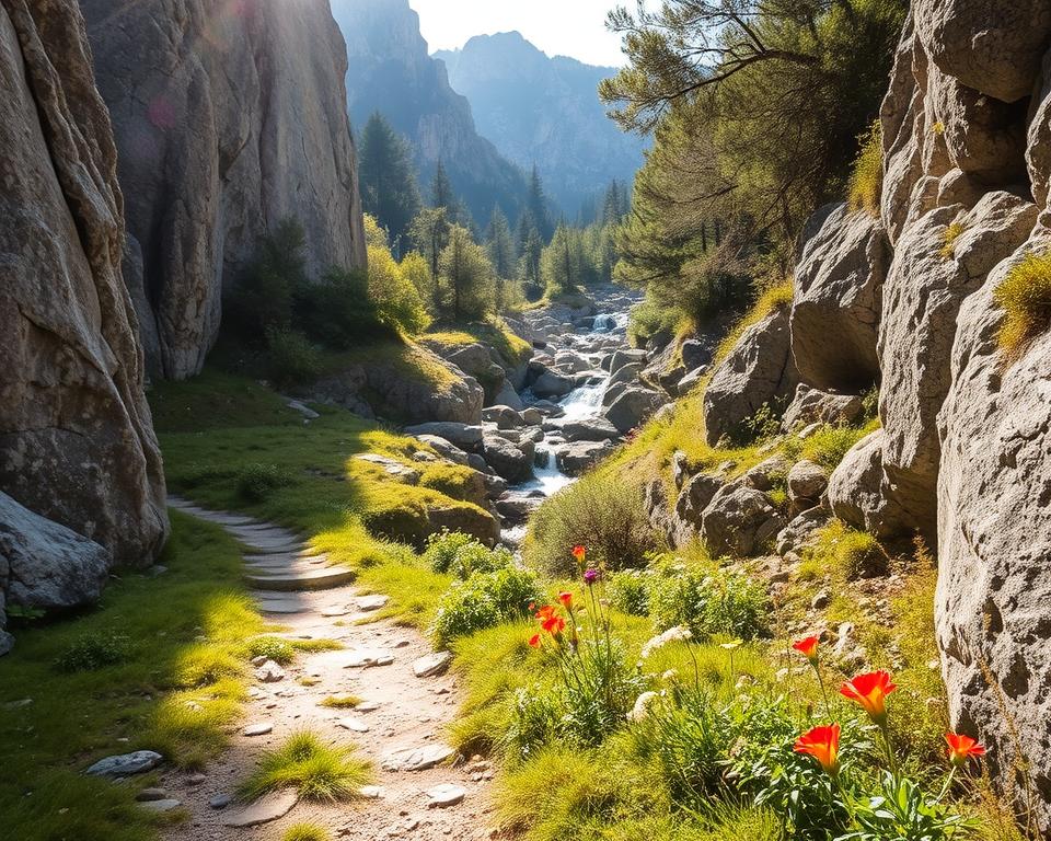 Wandern auf Korsika Naturlandschaft Wandern auf Korsika Naturlandschaft