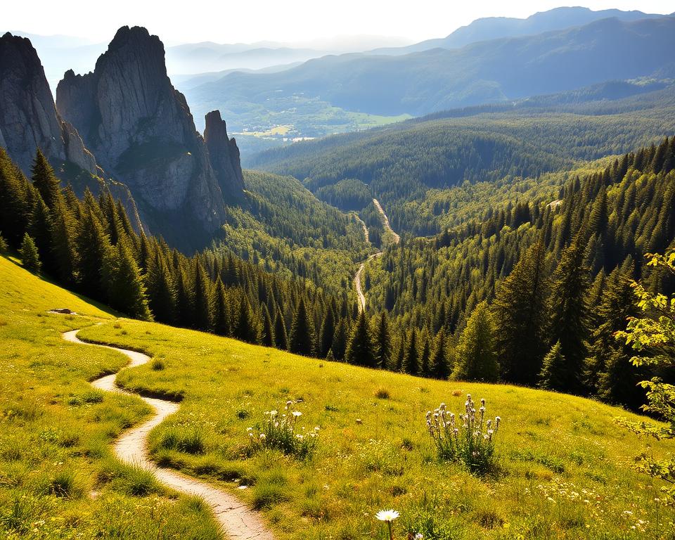 Wandern im Jura Naturlandschaft