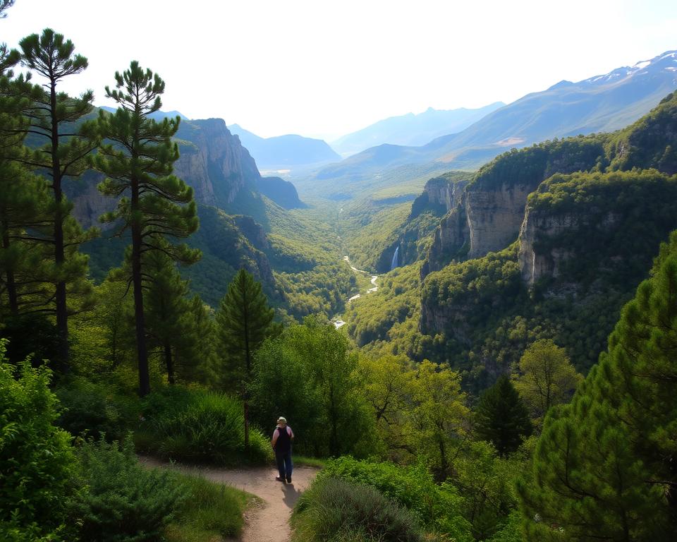Wandern in der Ardeche Naturlandschaft Wandern in der Ardeche Naturlandschaft