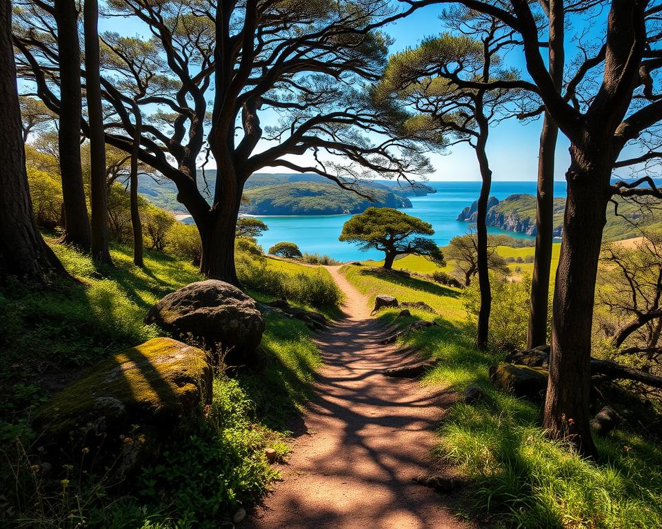 Wanderroute in Naturparks Bretagne Wanderroute in Naturparks Bretagne