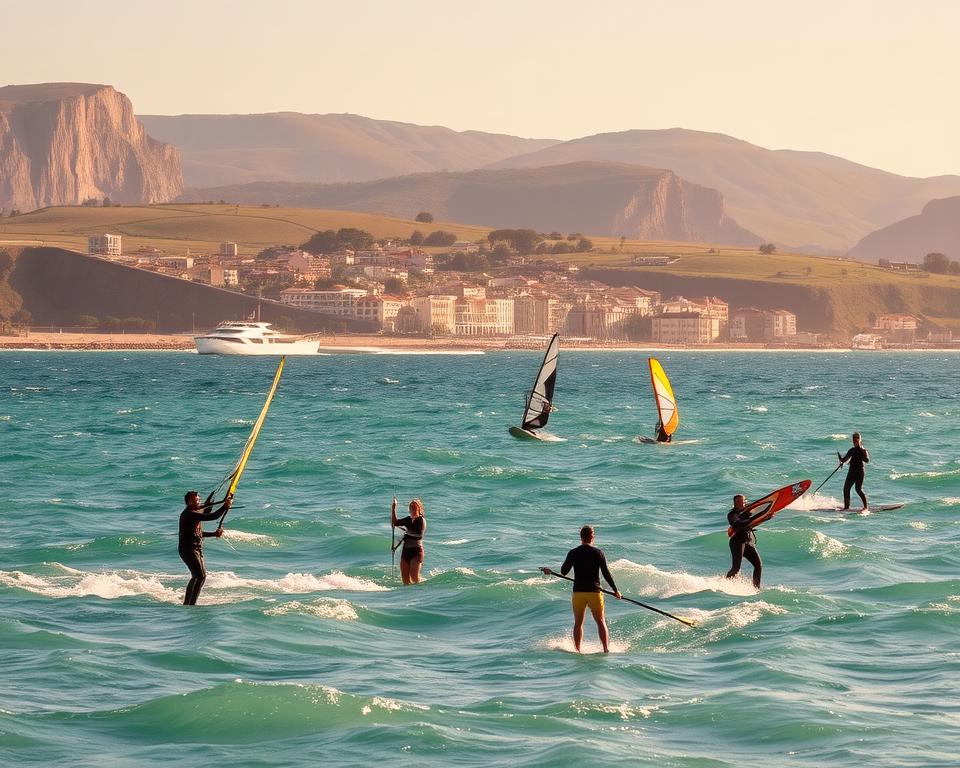 Wassersport an der französischen Atlantikküste
