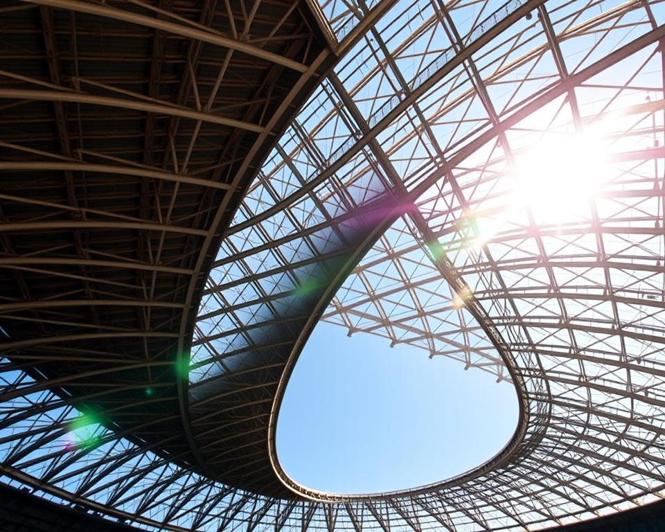 Architektur Stade de France Dachkonstruktion Architektur Stade de France Dachkonstruktion