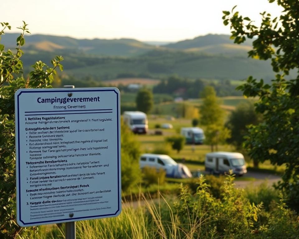 Camping Vorschriften Frankreich Anmeldung