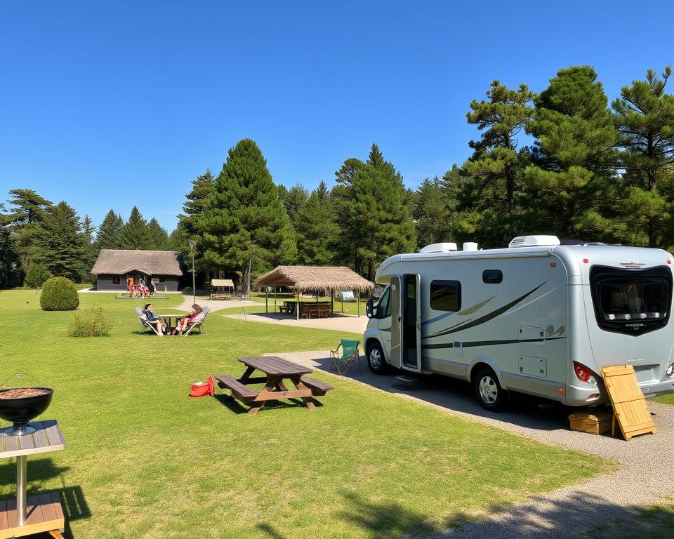 Campingplatz Ausstattung in Frankreich