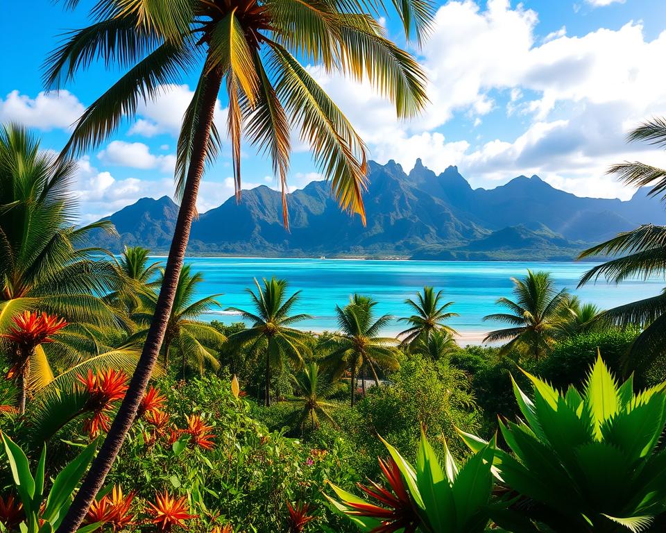 Französisch-Polynesien Südsee Landschaft