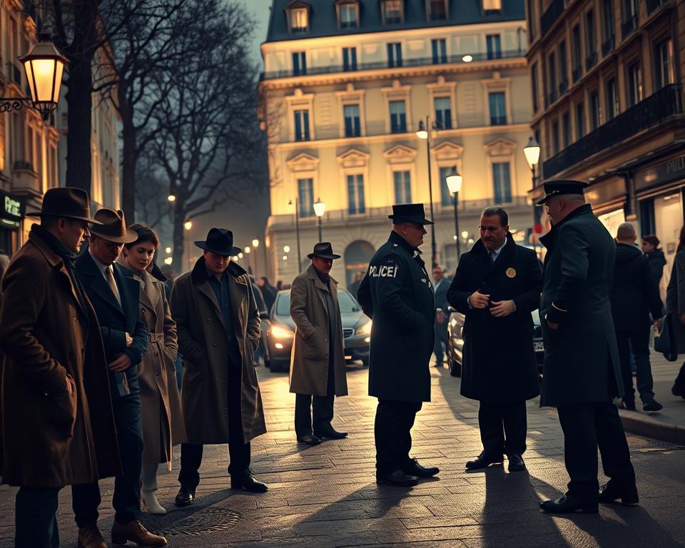 Französische Detektive und Polizeiarbeit
