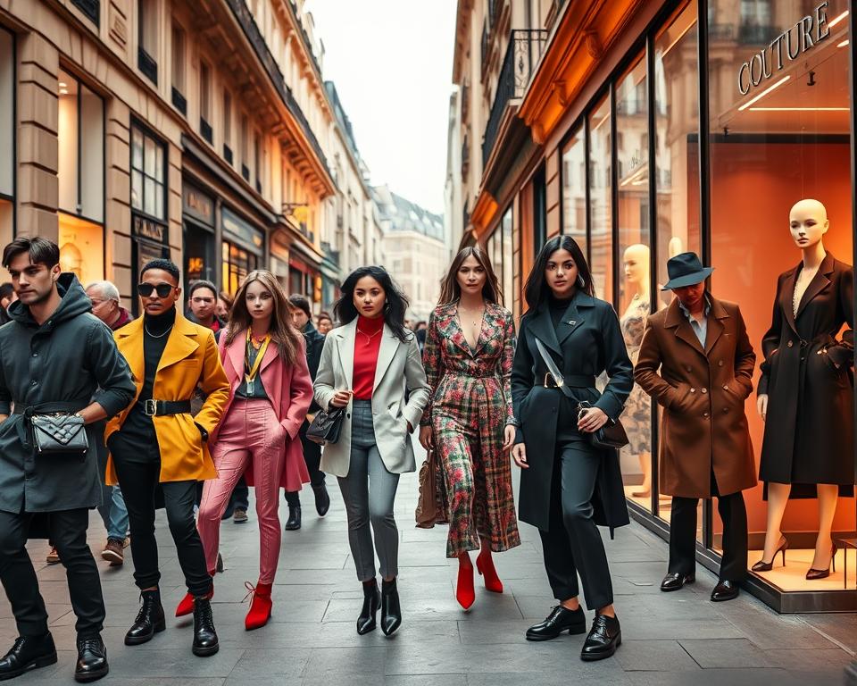 Französische Modetrends Streetwear und Haute Couture Französische Modetrends Streetwear und Haute Couture