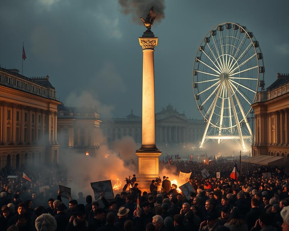 Französische Revolution am Place de la Concorde Französische Revolution am Place de la Concorde