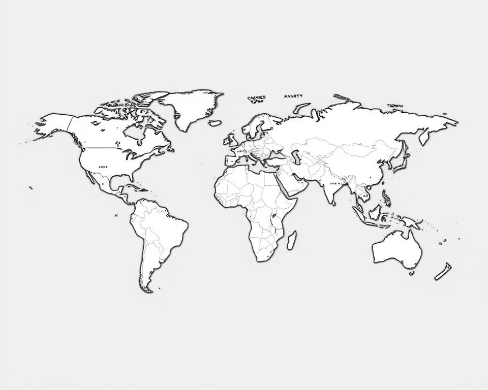 Französische Überseegebiete Karte