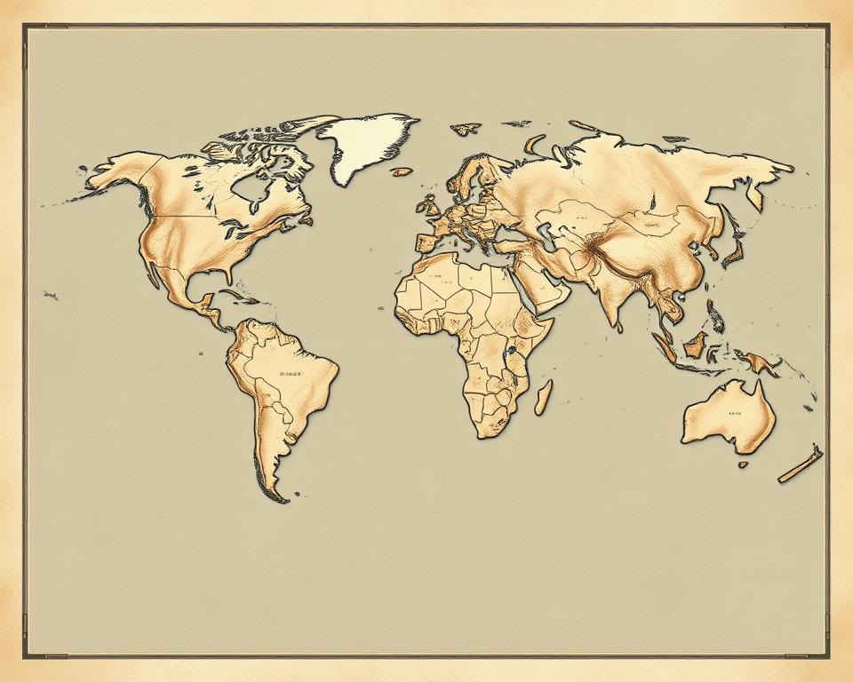 Französische Überseegebiete Weltkarte
