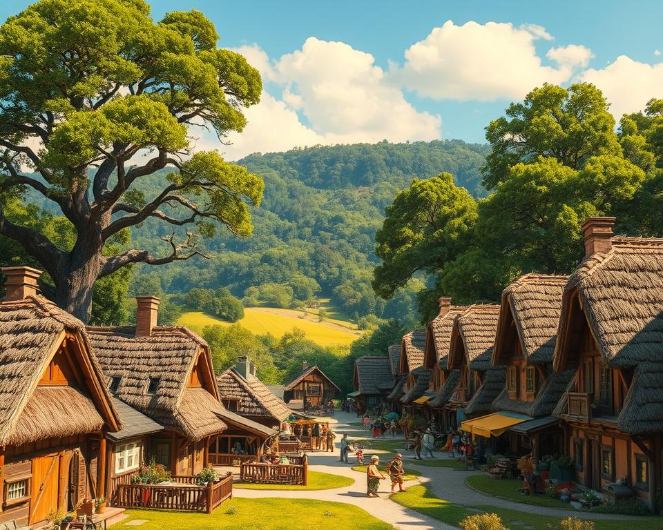 Gallisches Dorf von Asterix und Obelix Gallisches Dorf von Asterix und Obelix