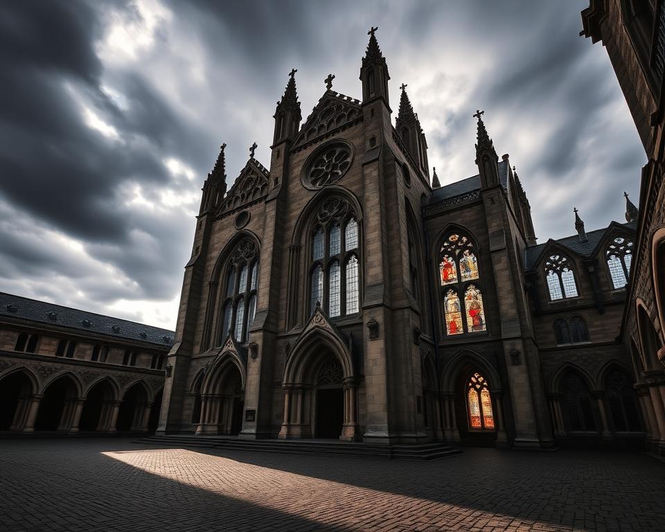 Gotische Architektur Mont-Saint-Michel Gotische Architektur Mont-Saint-Michel