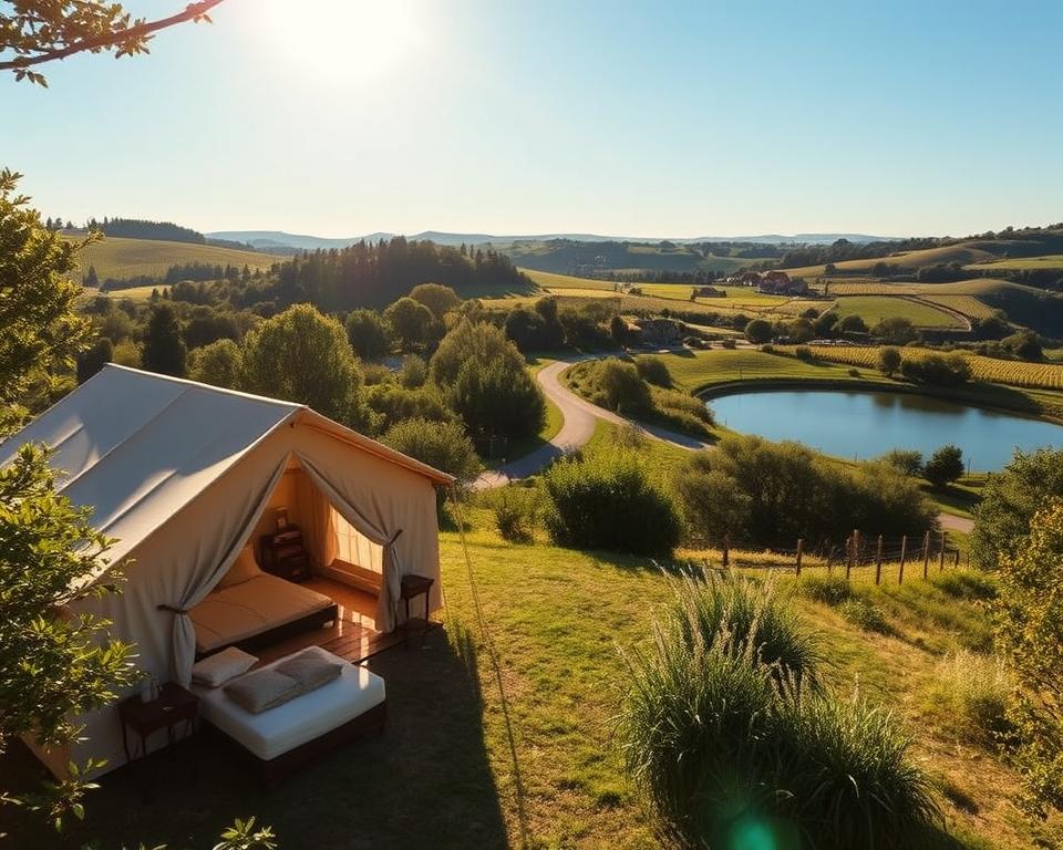 Luxus-Camping in Frankreich