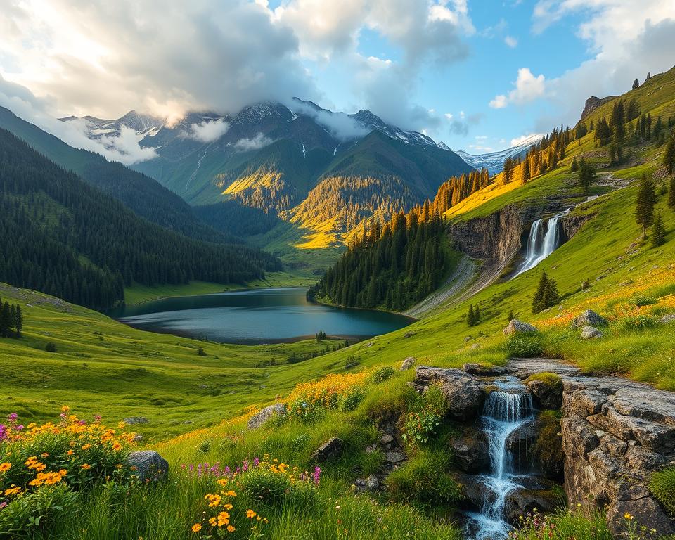 Naturlandschaften in Sezuan Naturlandschaften in Sezuan