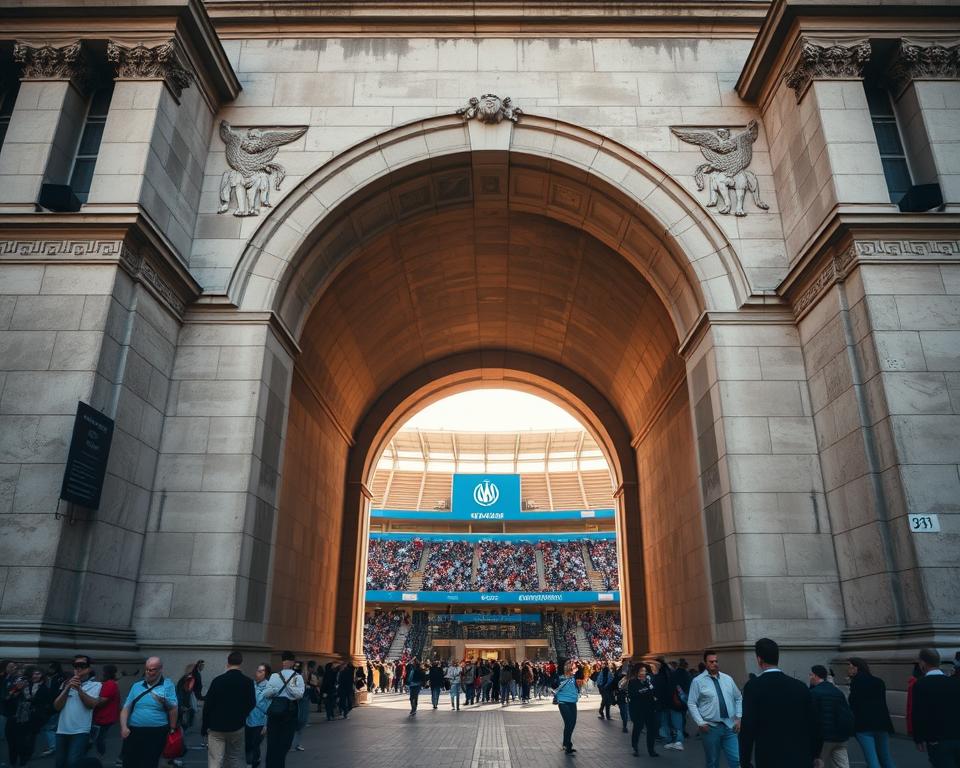 Stade Vélodrome Tour Eingang