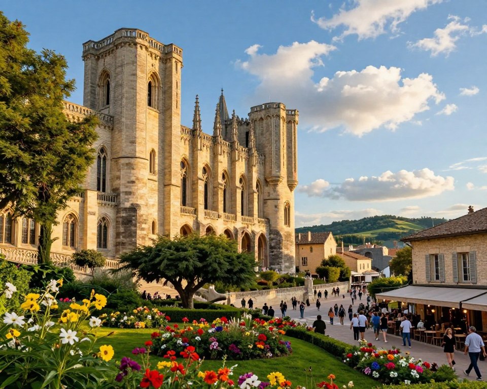 Avignon Papstpalast in der Provence
