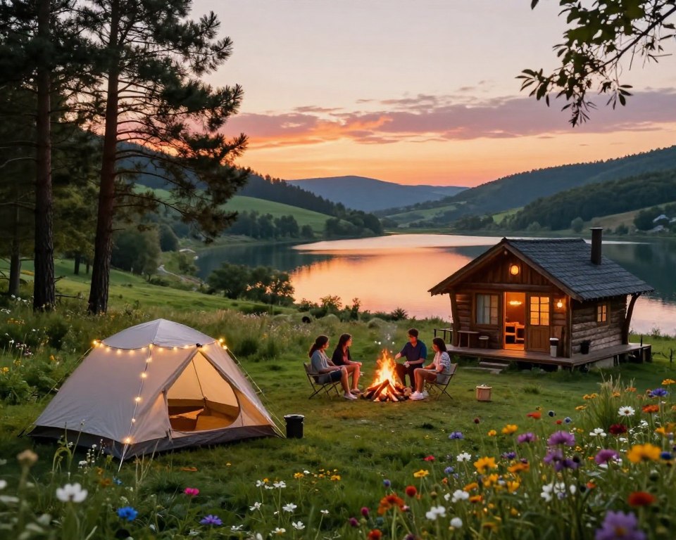 Camping Frankreich Unterkunftsoptionen