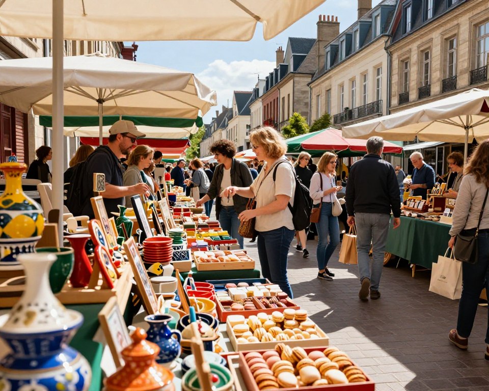 Nancy lokaler Markt Souvenirs