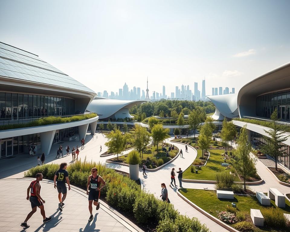 Olympisches Dorf Saint-Denis nachhaltige Entwicklung